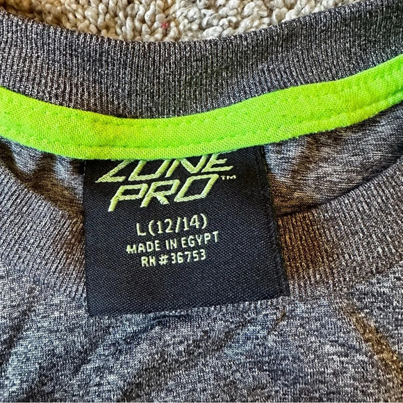 Boys Large Athletic Material Tank “ I Run the Game” - Picture 2 of 2